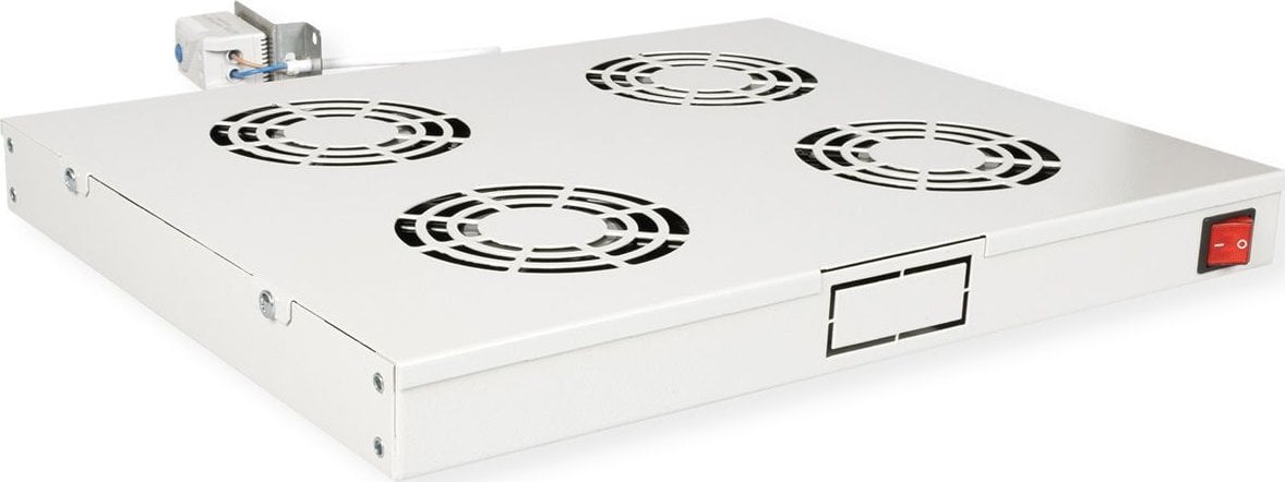 Roline ROLINE Dachluftereinheit 48,26cm 19Zoll 4 Lufter Thermostat grau