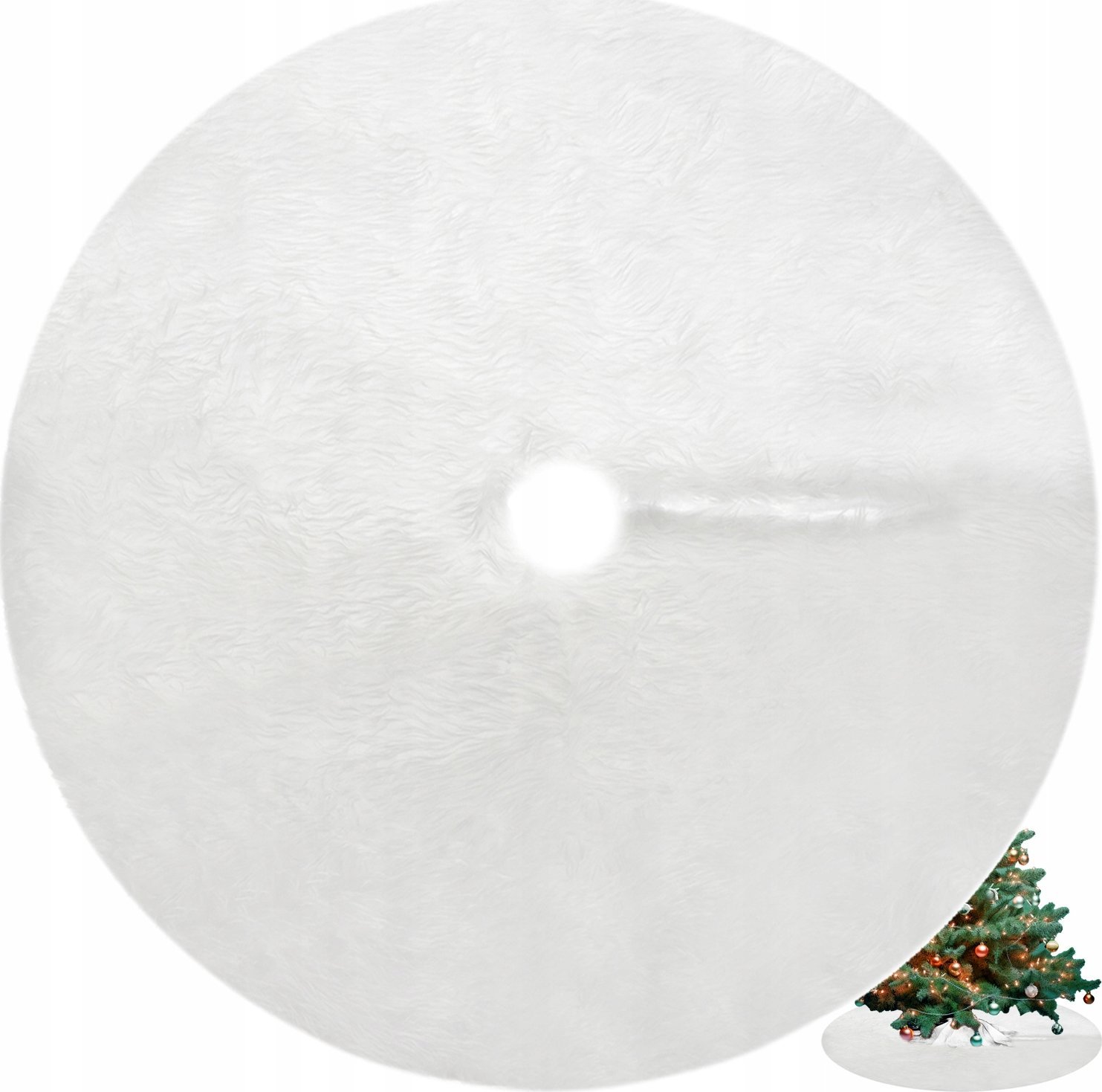 Dekoracja świąteczna Ruhhy Mata dywanik pod choinkę 150cm Ozdoba dekoracja świąteczna