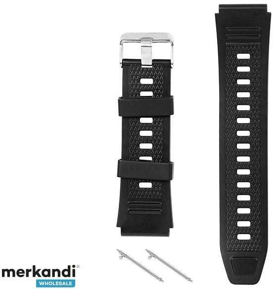 89-103# Pasek do smartwatch blow x18 x19 x21 czarny silikonowy v2