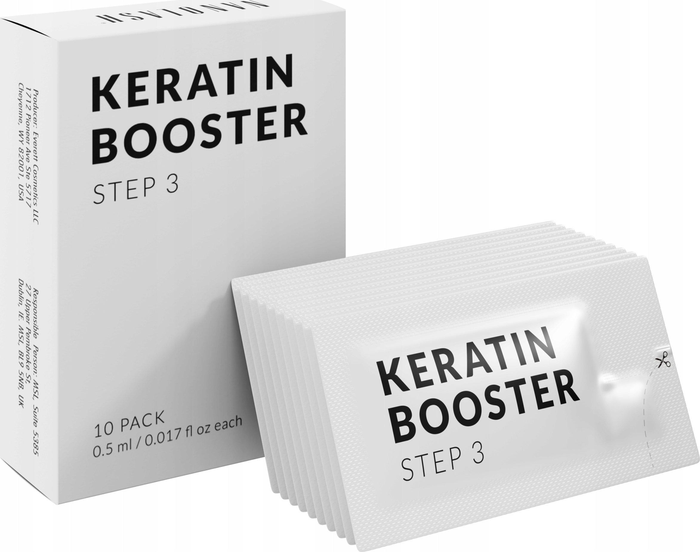 NANOLASH_Keratin Booster keratynowa odżywka do liftingu i laminacji rzęs Step 3