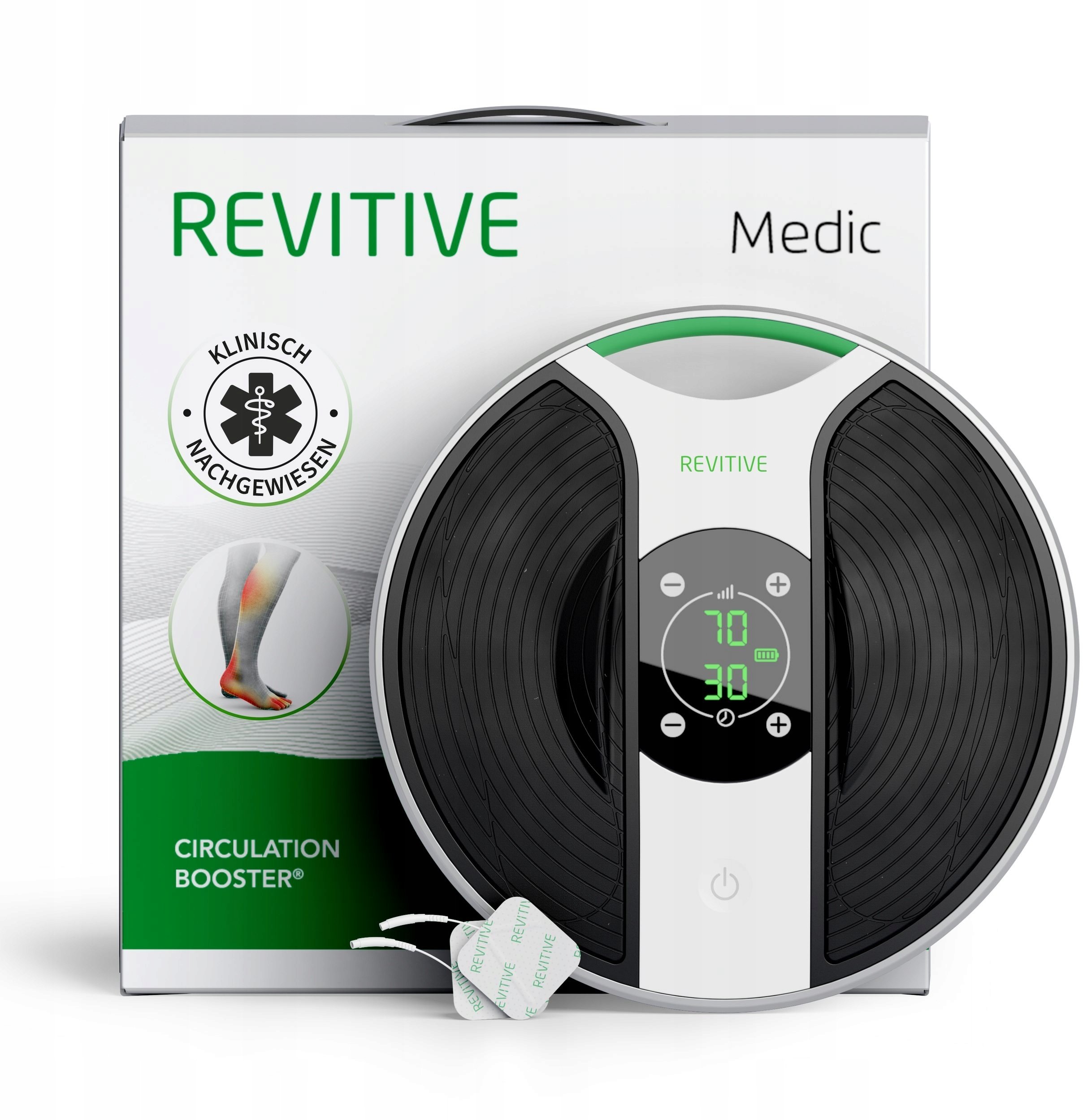 Revitive Medic stymulator krążenia krwi zwalcza uporczywe bóle nóg obrzęki