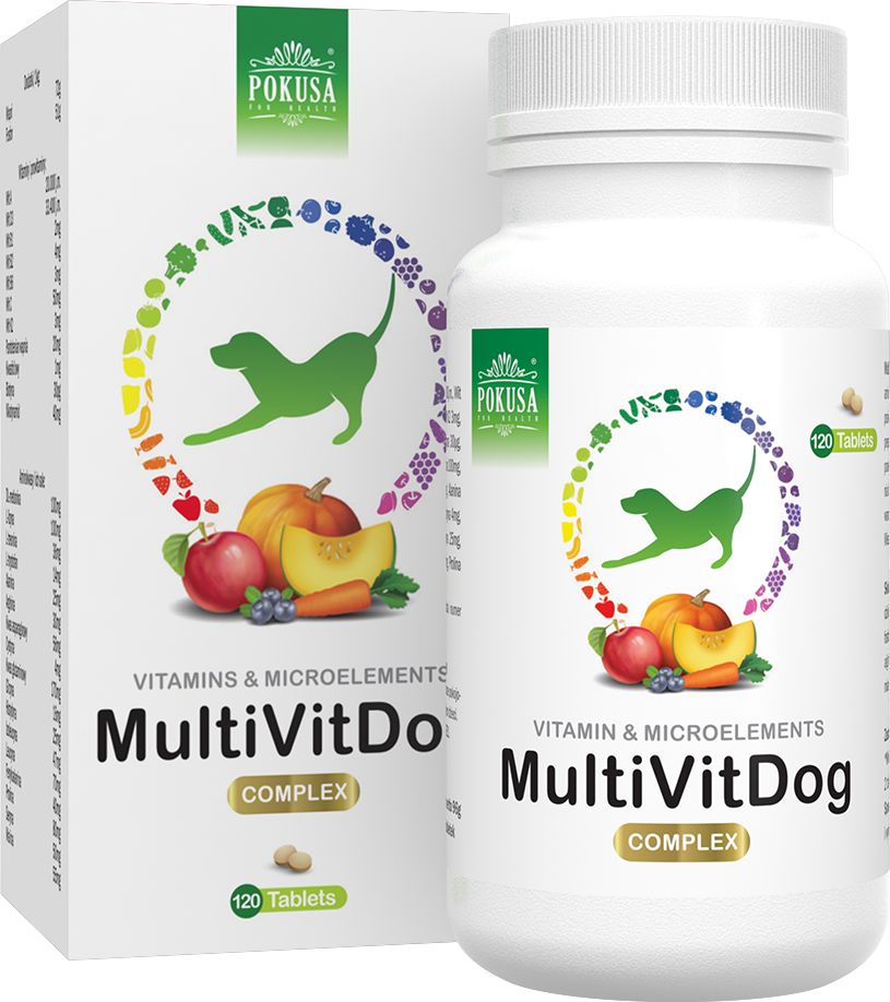 POKUSA MultiVit Dog 120 tabletek
