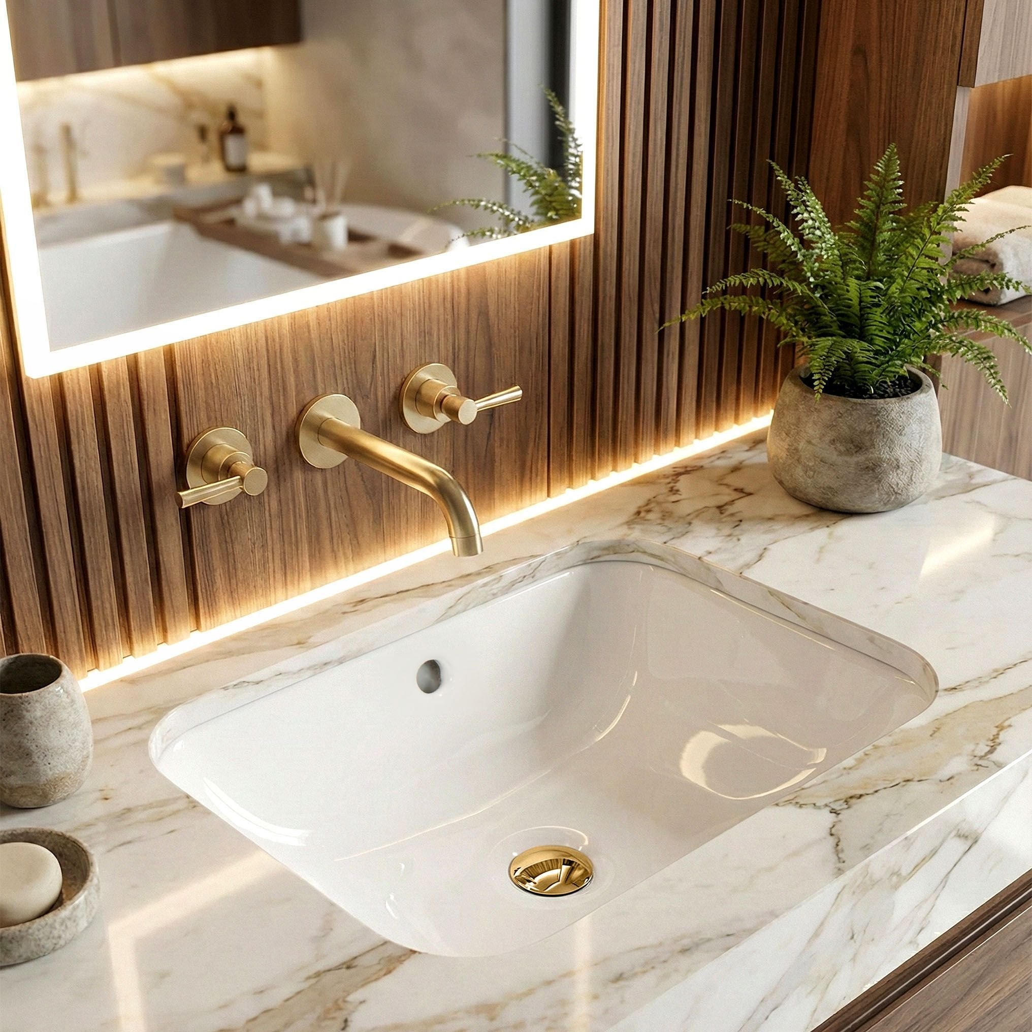 Umywalka podblatowa Rea Anabel 40