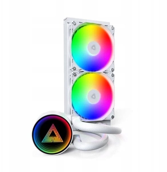 Chłodzenie wodne Montech LightFlow ARGB 240 White zestaw AIO