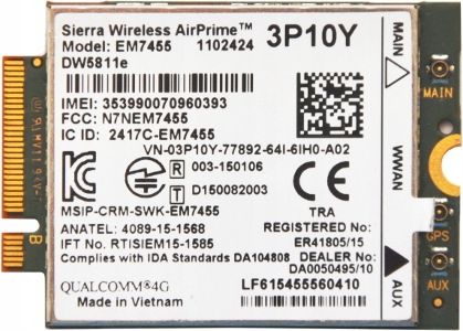 Dell MODULE SNAPDRAGON X7 LTE-A - EM7455