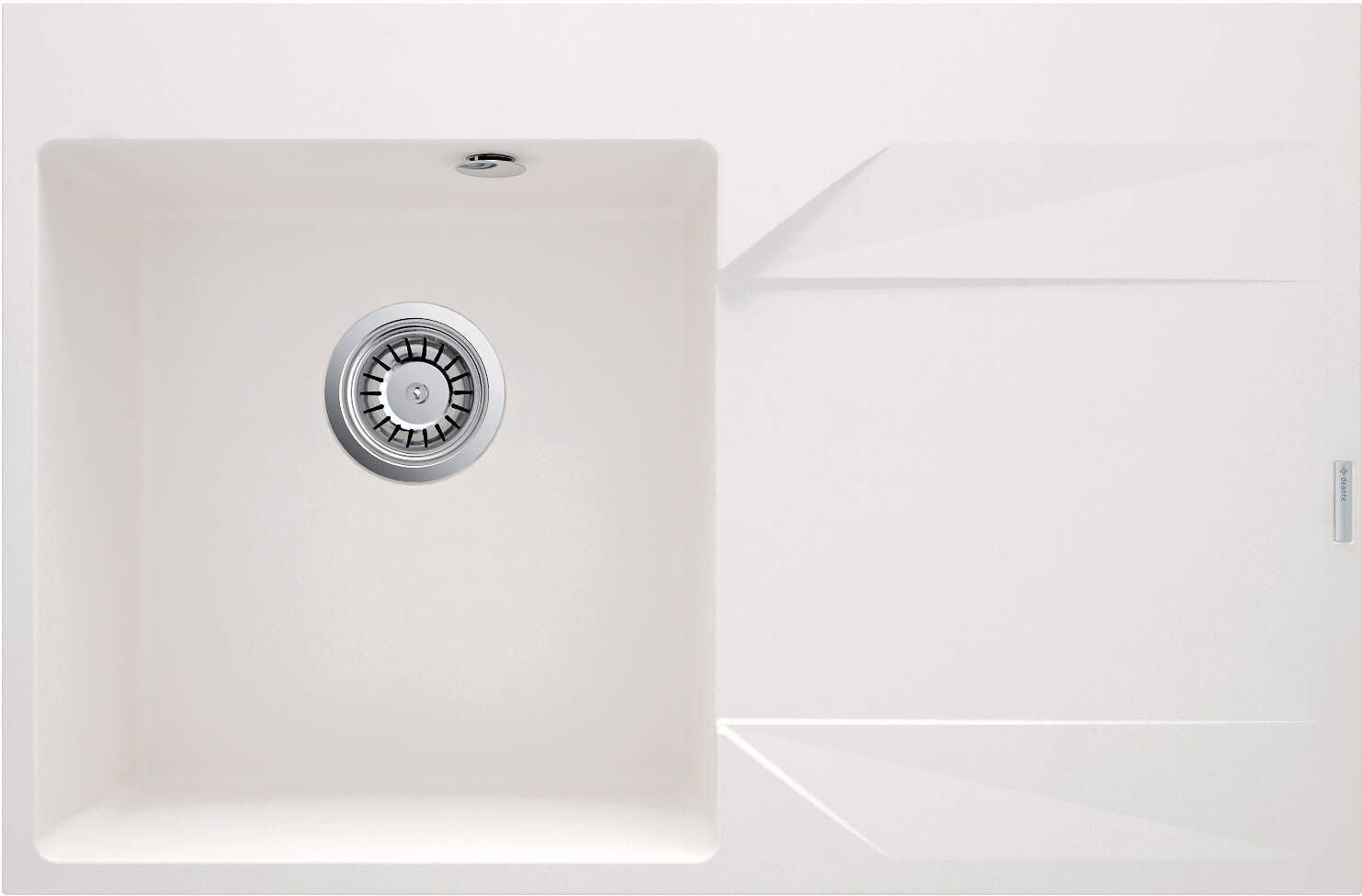 Zlewozmywak granitowy 1-komorowy z ociekaczem - prawy