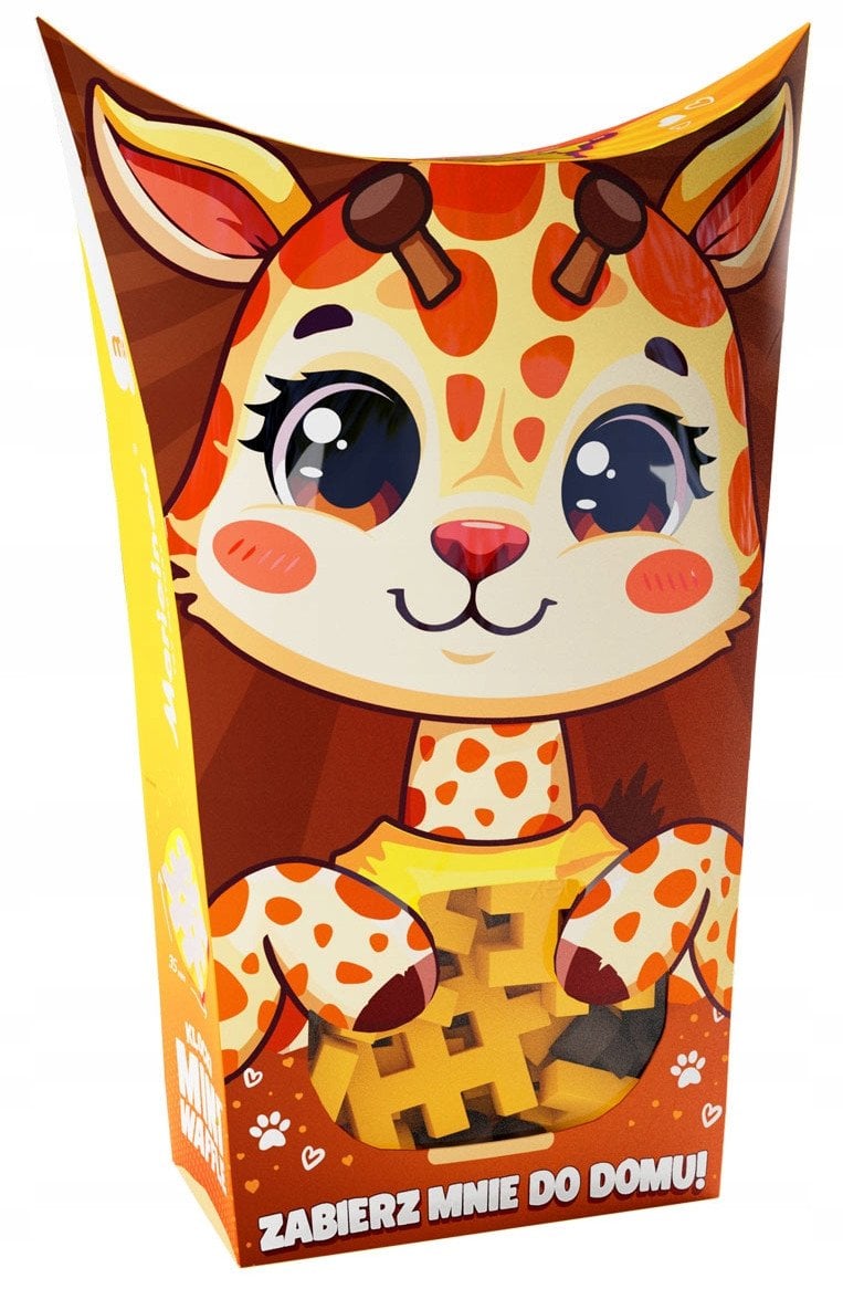 *****Klocki wafle mini PocketPets Żyrafa 06880