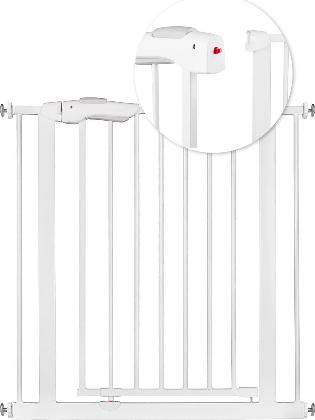 Barierka bramka zabezpieczająca biała Nukido 718001
