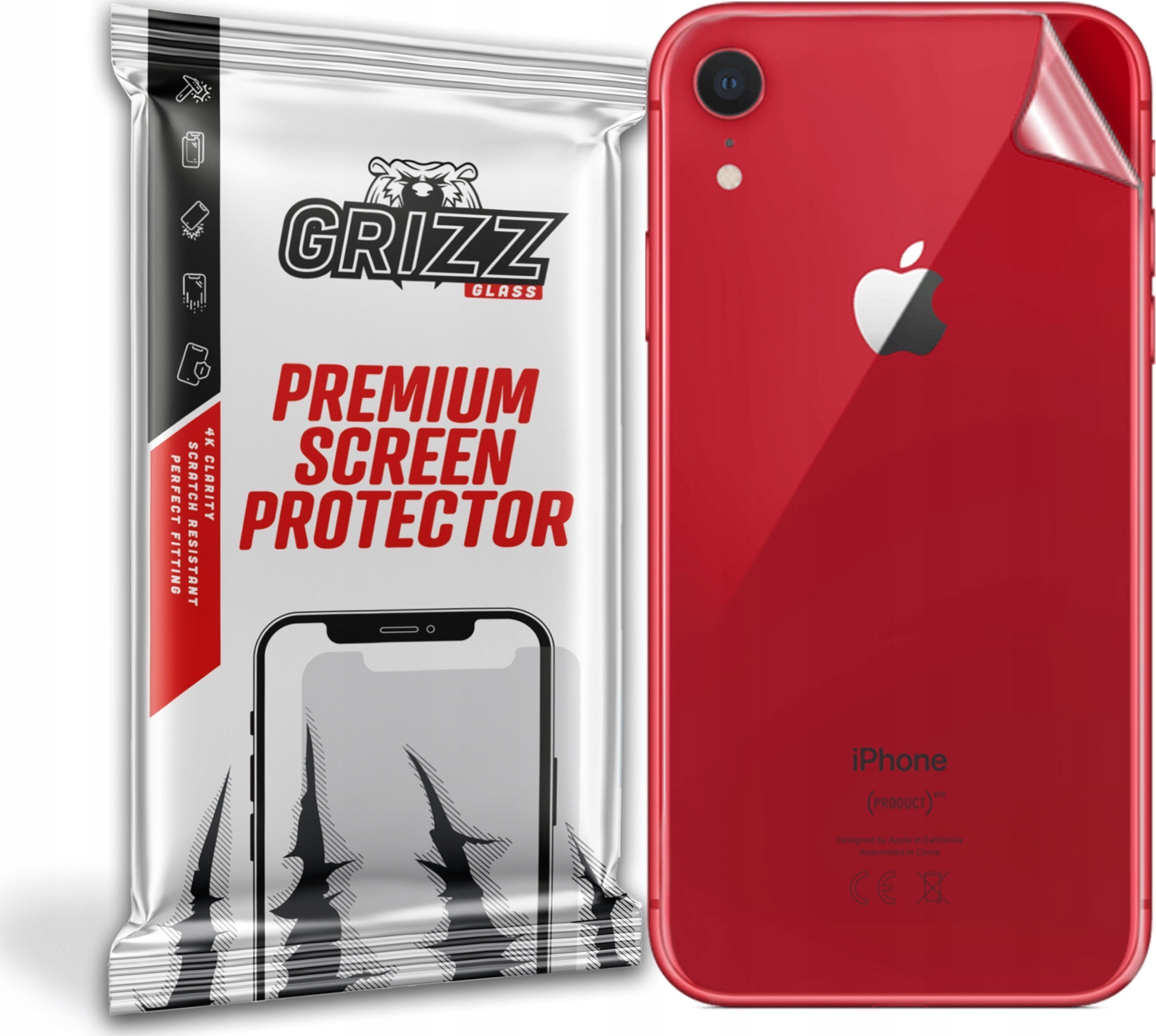 GrizzGlass Folia na tył Grizz Apple iPhone XR