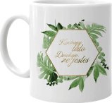 Koszulkowy Kochany tato - Dziękuję, że jesteś - kubek z nadrukiem