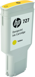 Tusz HP Żółty wkład atramentowy HP 727 DesignJet 300 ml - F9J78A
