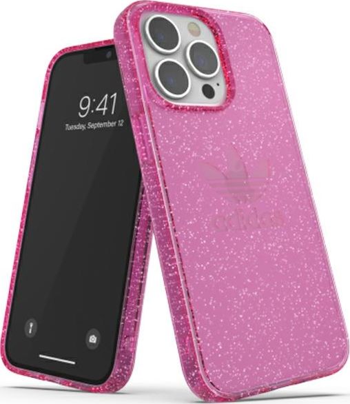 Adidas Adidas OR Protective iPhone 13 Pro / 13 6,1" Clear Case Glitter różowy/pink 47121