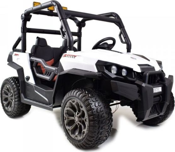 Super-Toys MEGA BUGGY UTV DLA 2 DZIECI, 4 SILNIKI, MIĘKKIE SIEDZENIE, MIĘKKIE KOŁA/7988-HIGH uniwersalny