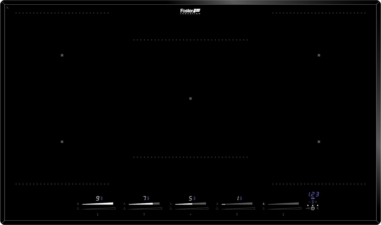 Płyta grzewcza Foster KE INDUCTION HOB 5P BLACK