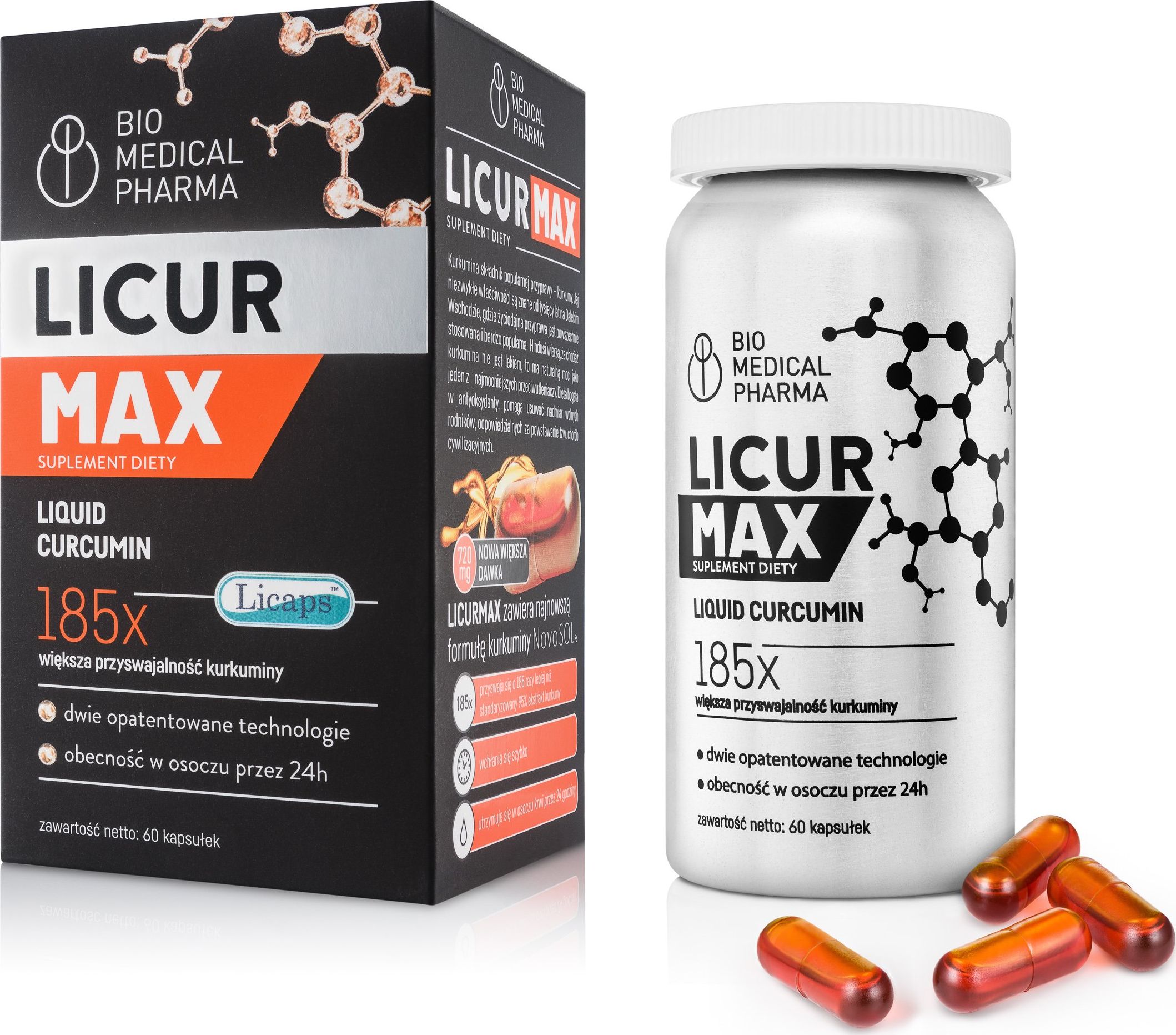 Bio Medical Bio Medical Pharma Licur Max - 60 kapsułek