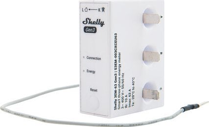 Shelly 3EM-63T Gen3 (flat terminal model)