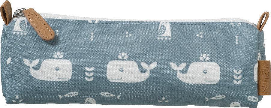 Piórnik Fresk Fresk piórnik wieloryb blue fog