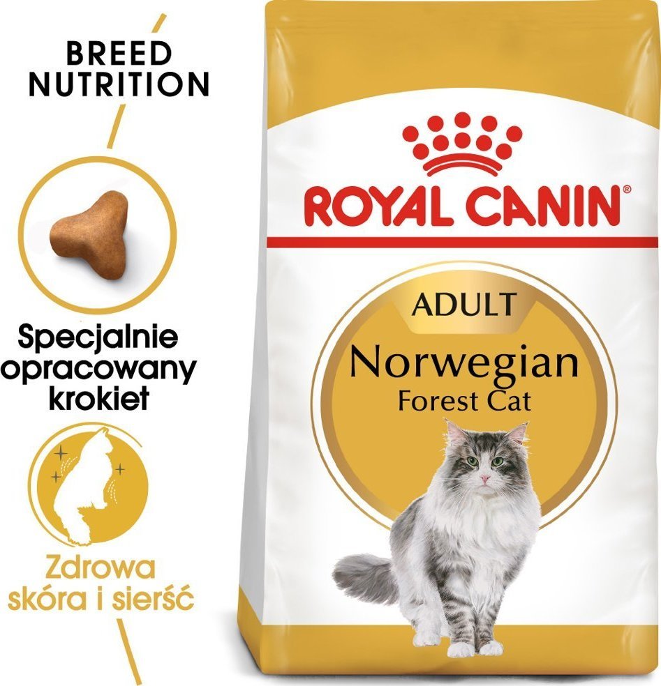 Royal Canin Norvegian Forest Cat Adult 2kg + gratis