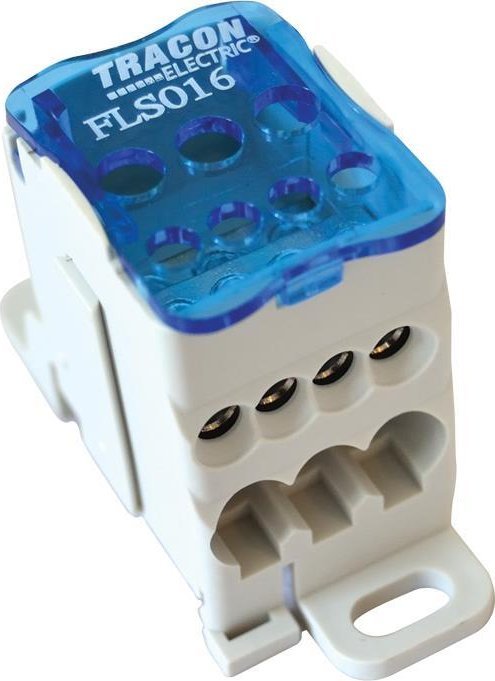Tracon Electric Złączka odgałęźna otwierana na szynę FLSO16