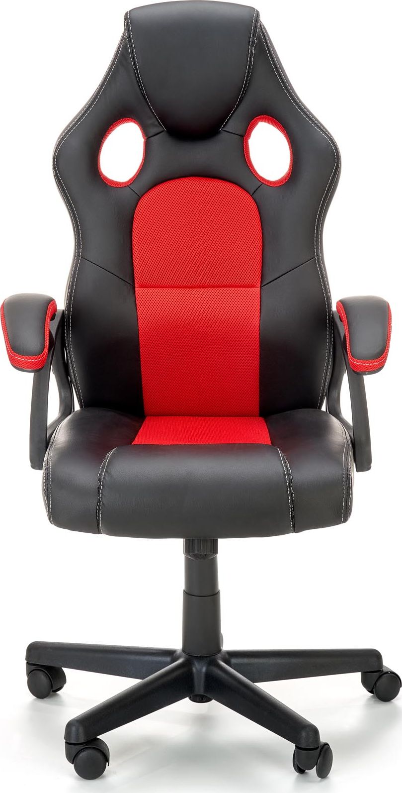 Krzesło biurowe Halmar Berkel Czarno-czerwone