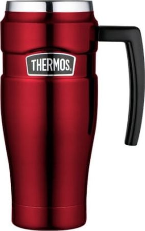 Thermos Wodoszczelny termokubek z uchwytem Thermos 0,47l - czerwony