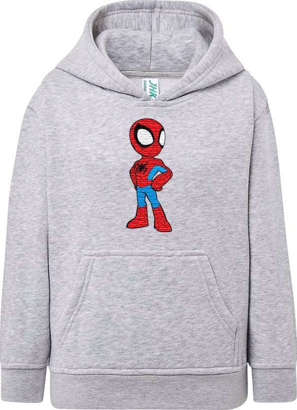 BLUZA DZIECIĘCA Z KAPTUREM SPIDER MAN PREZENT HAFT KOMPUTEROWY DZIECKO