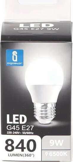 Aigostar Żarówka LED G45 E27 9W 6500K LED G45 E27 9W 6500K