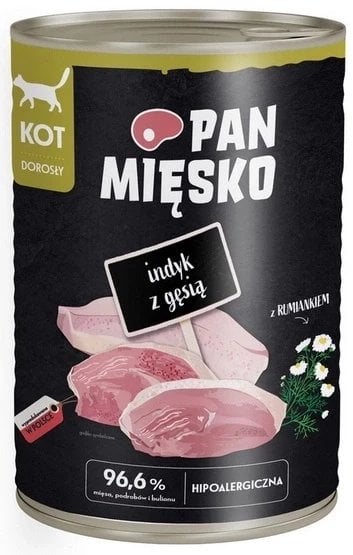 Pan Mięsko Indyk z gęsią 400g