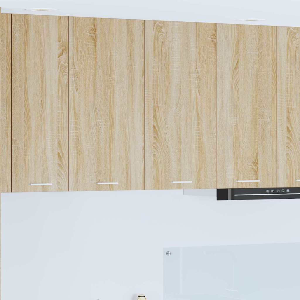 vidaXL Szafka wisząca z półką Riga Dąb Sonoma 80 x 31 x 80 cm