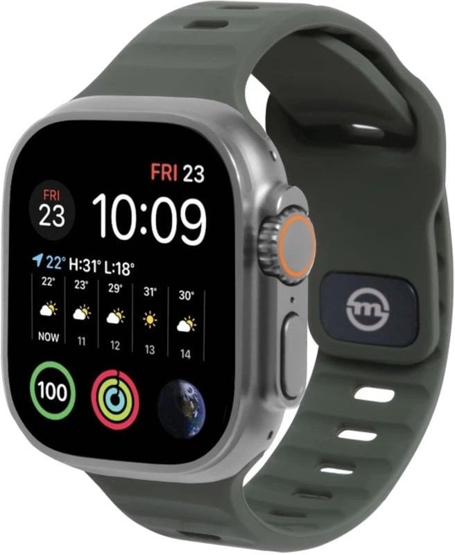 Mobile Origin Strap, olive green - Apple Watch 49mm/45mm/44mm/42mm