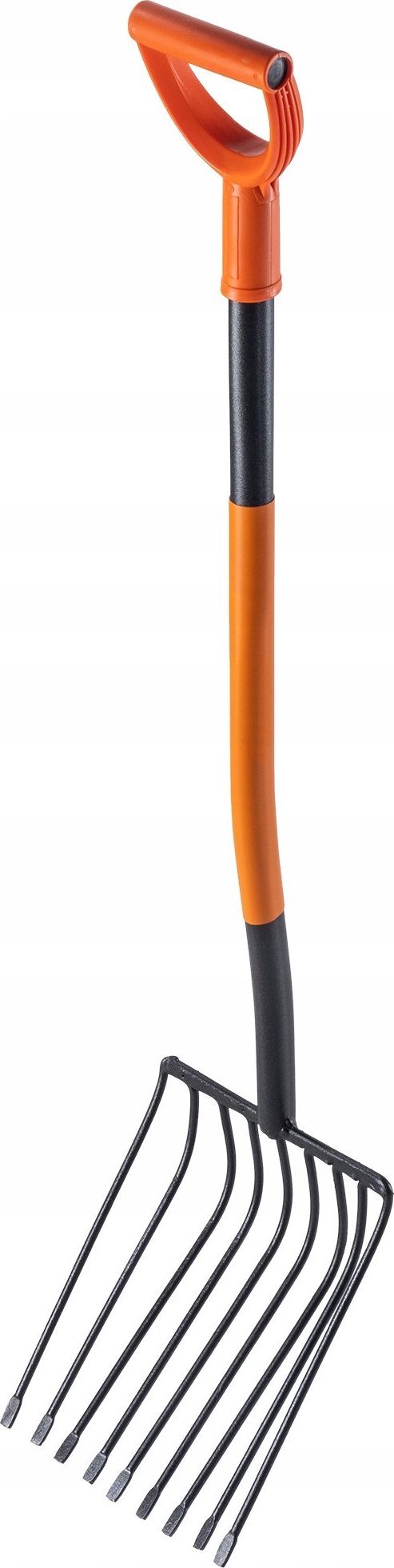 Kadax Widły Gable 9-Zębne Do Kamieni Tłucznia Metalowe