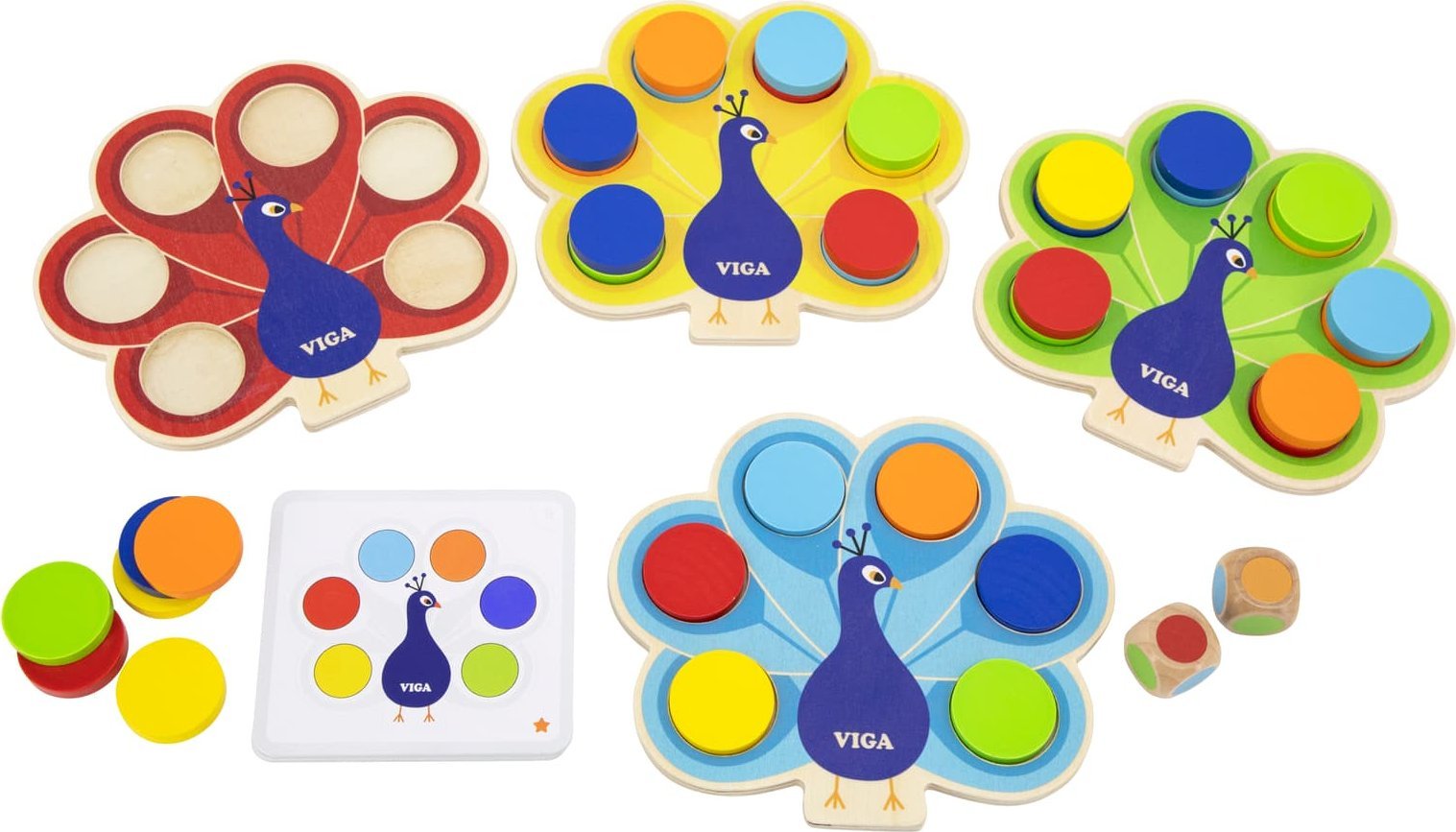 Viga Viga 44660 Gra zręcznościowa dopasowywanie kolorów