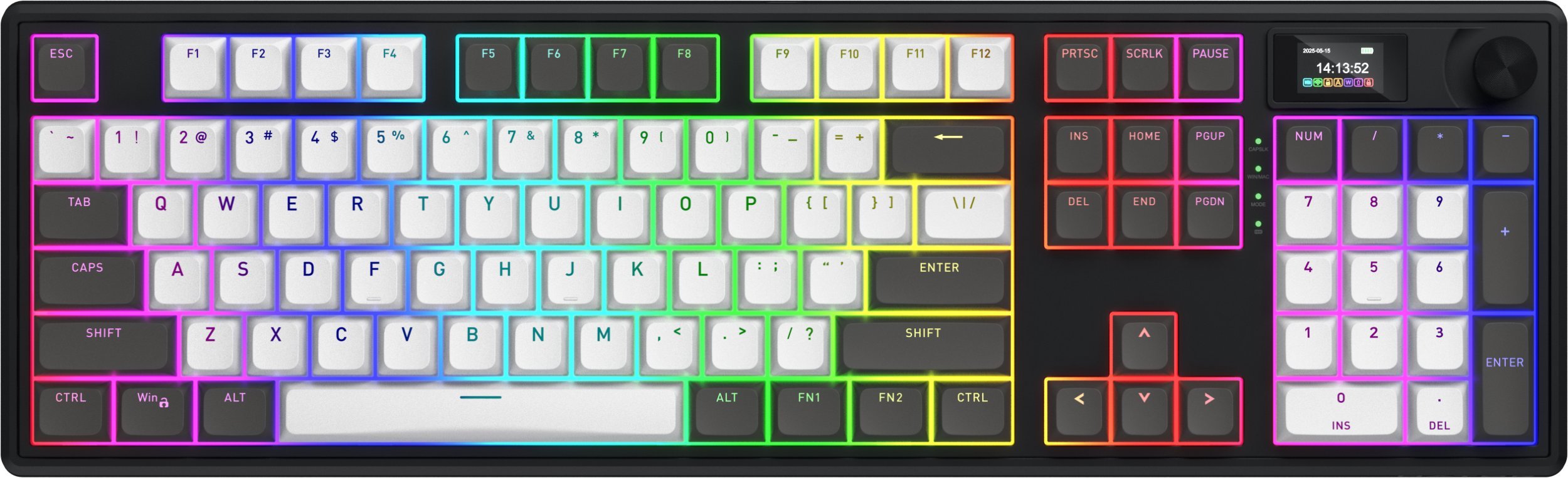 Klawiatura Hator Skyfall 100 Pro Wireless Aurum Vanila Silent Linear (HTK4100)