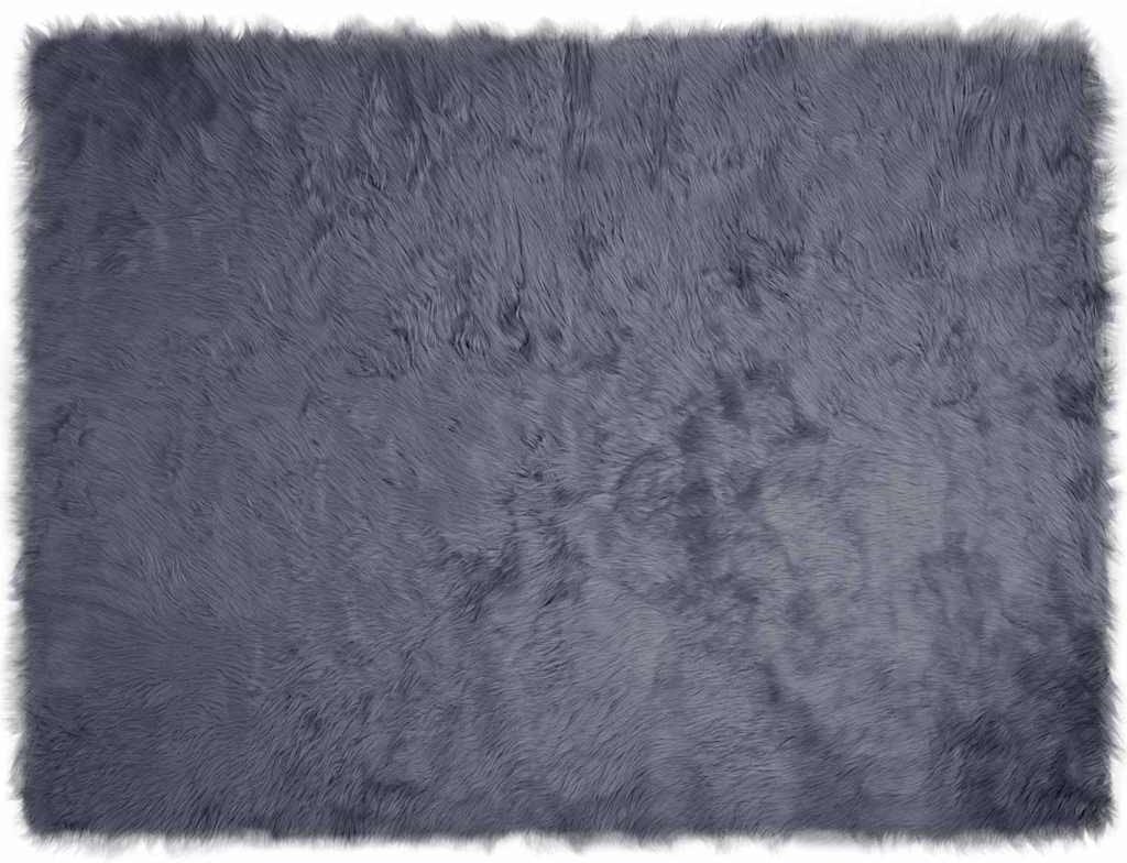 vidaXL Sztuczny dywan owczy antracytowy 160 x 230 cm