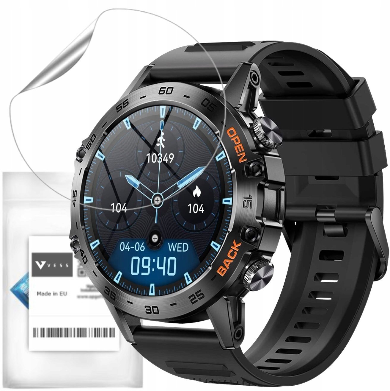 SZKŁO HYBRYDOWE DO SMARTWATCH K52