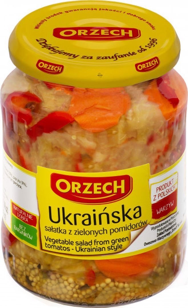 Orzech Orzech sałatka Ukraińska z zielonych pomidorów 670g