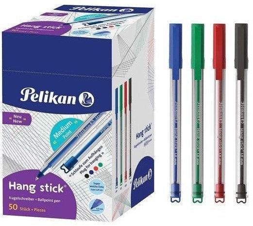 Długopis Hang Stick mix (50szt) PELIKAN
