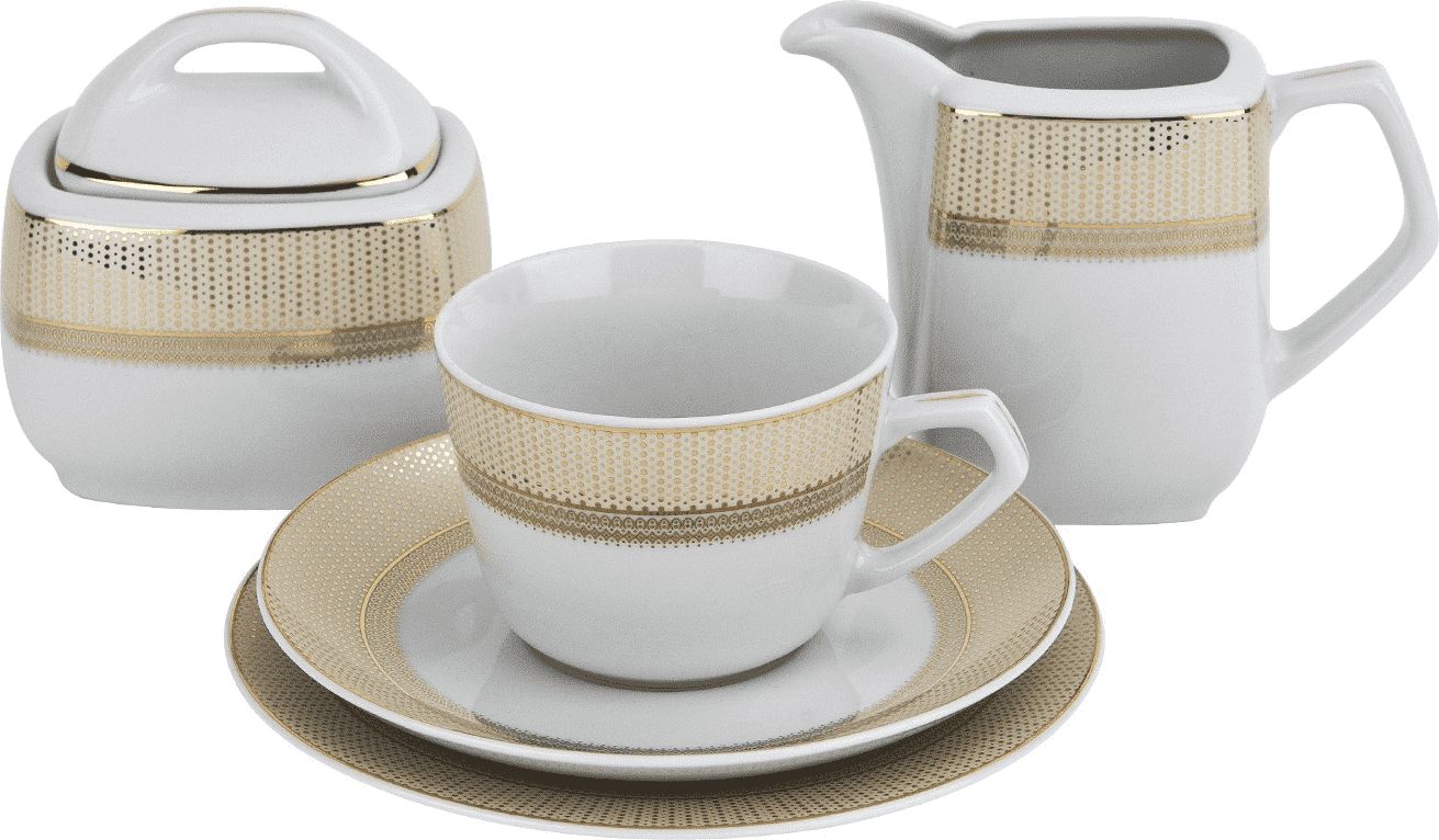 Ćmielów Serwis do kawy dla 6 osób 20 el. Amaro Gold