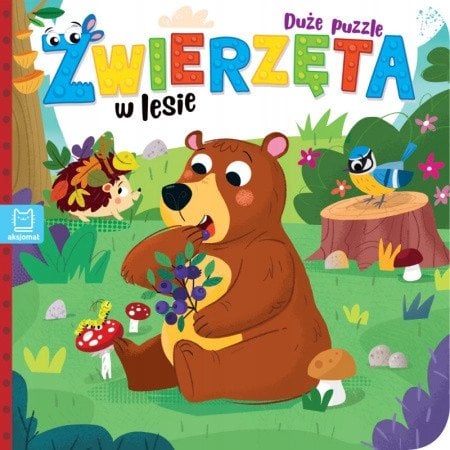 Zwierzęta w lesie Duże puzzle 40829