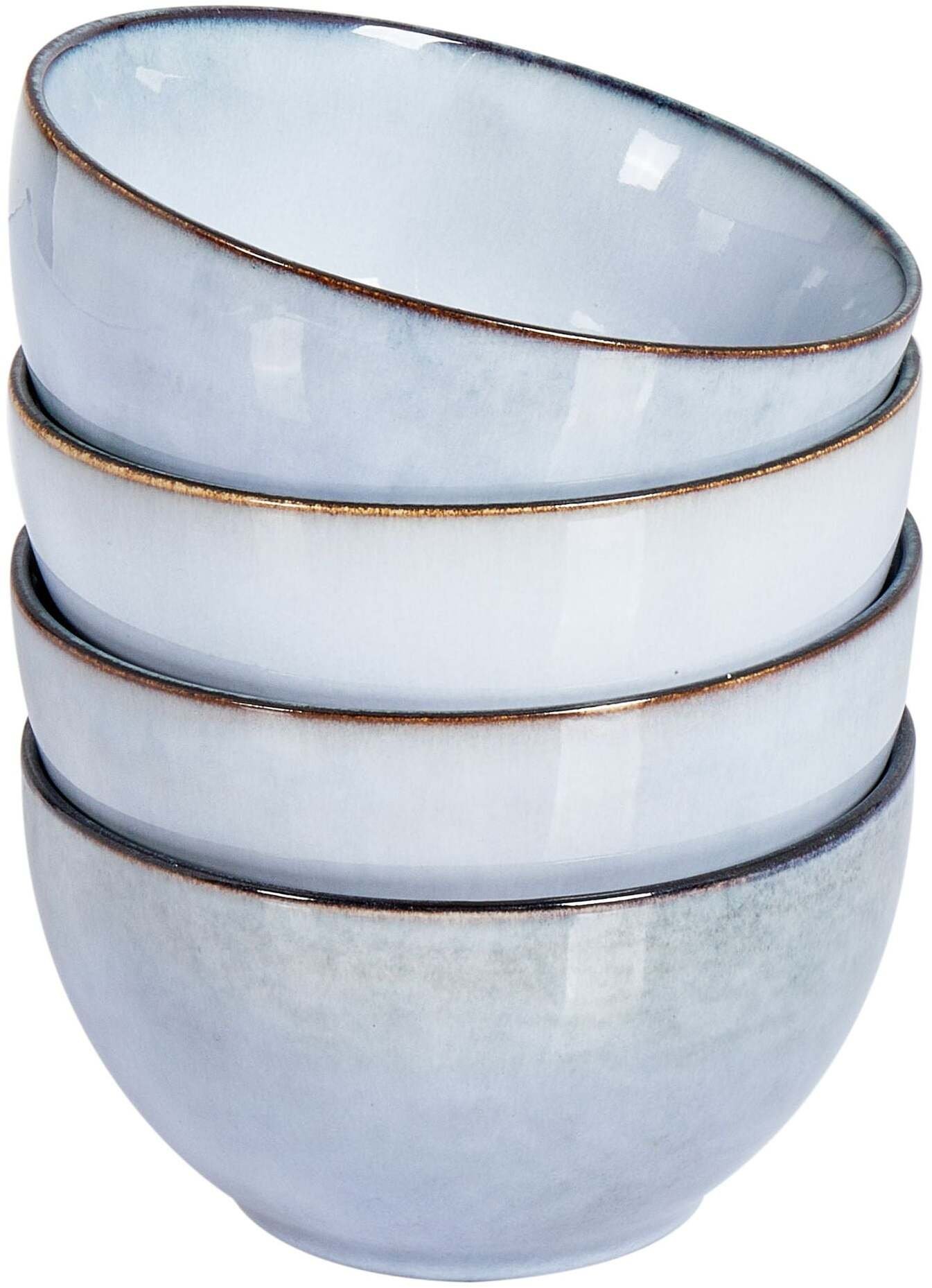 Zestaw 4 misek JUNIPER Kamionka Błękitny