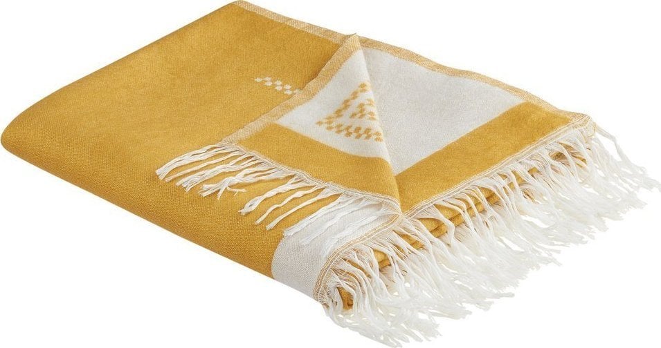 Beliani Koc 130 x 170 cm żółty JALKINI!