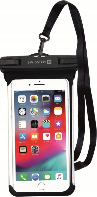 Sourcing Swissten Waterproof Phone Case IPX8 Black