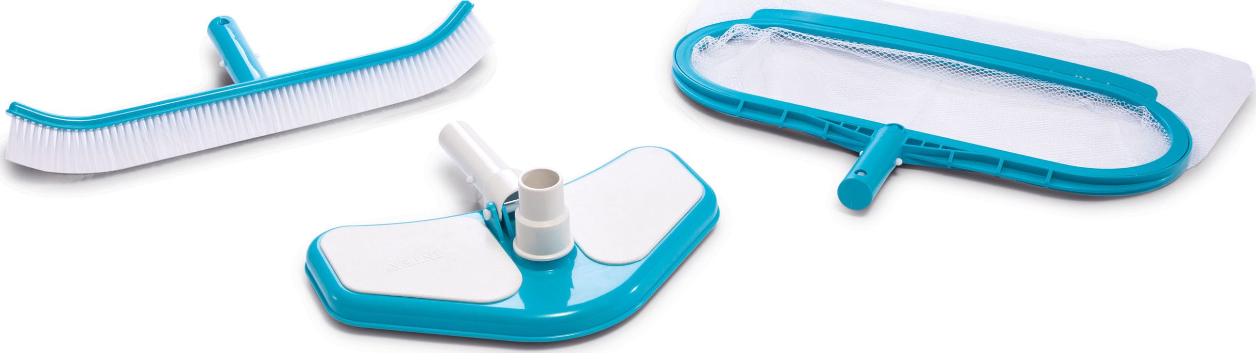 Intex Zestaw do czyszczenia basenu - szczotka, siatka, odkurzacz