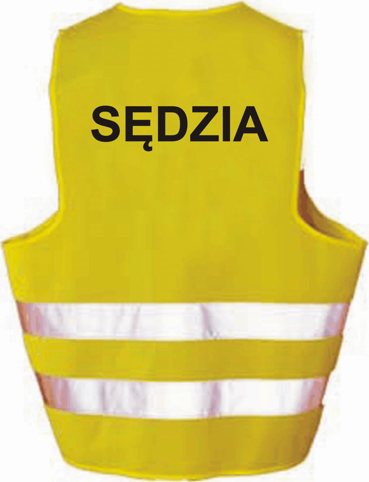 libres Kamizelka Odblaskowa Imprezowa Z Nadrukiem Sędzia