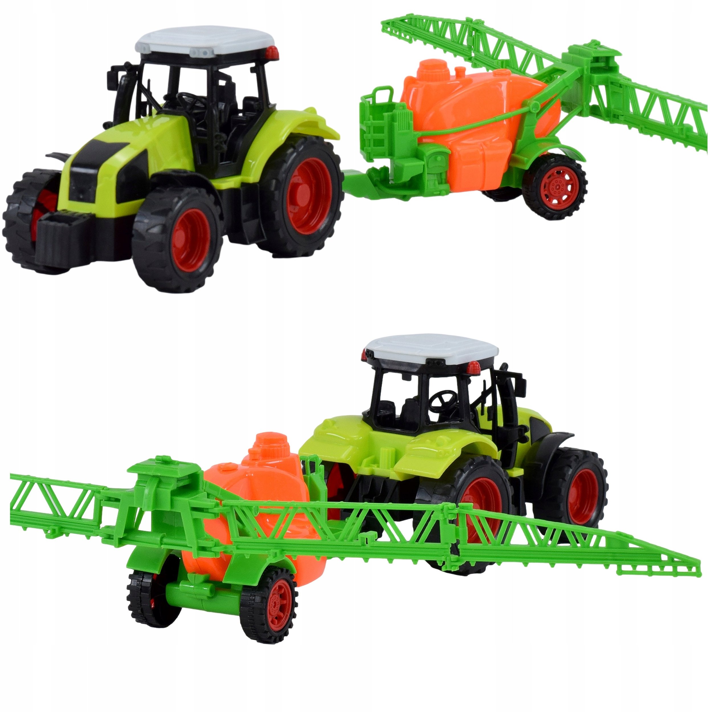 TRAKTOR CIĄGNIK ROLNICZY Z OPRYSKIWACZEM ZESTAW FARMER MASZYNA