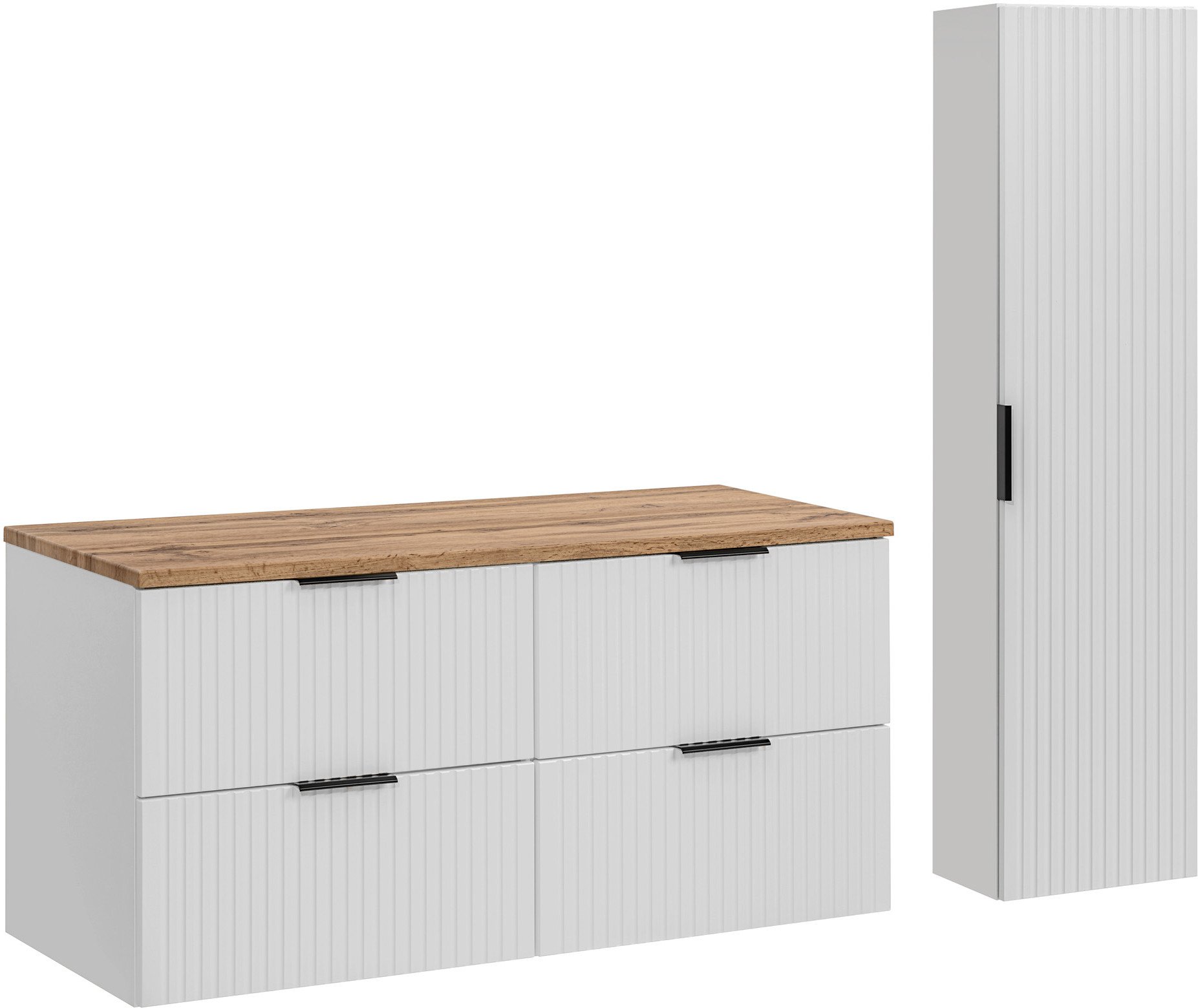 Zestaw meblowy 120cm z blatem i Szafką wysoką