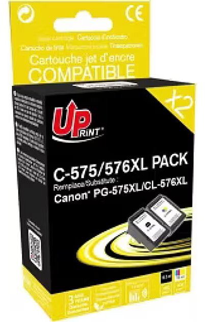 Tintes kartridzs UPrint Canon 575/576 XL PACK 3584770127862 C-575/576XL-PACK-UP (3584770127862)