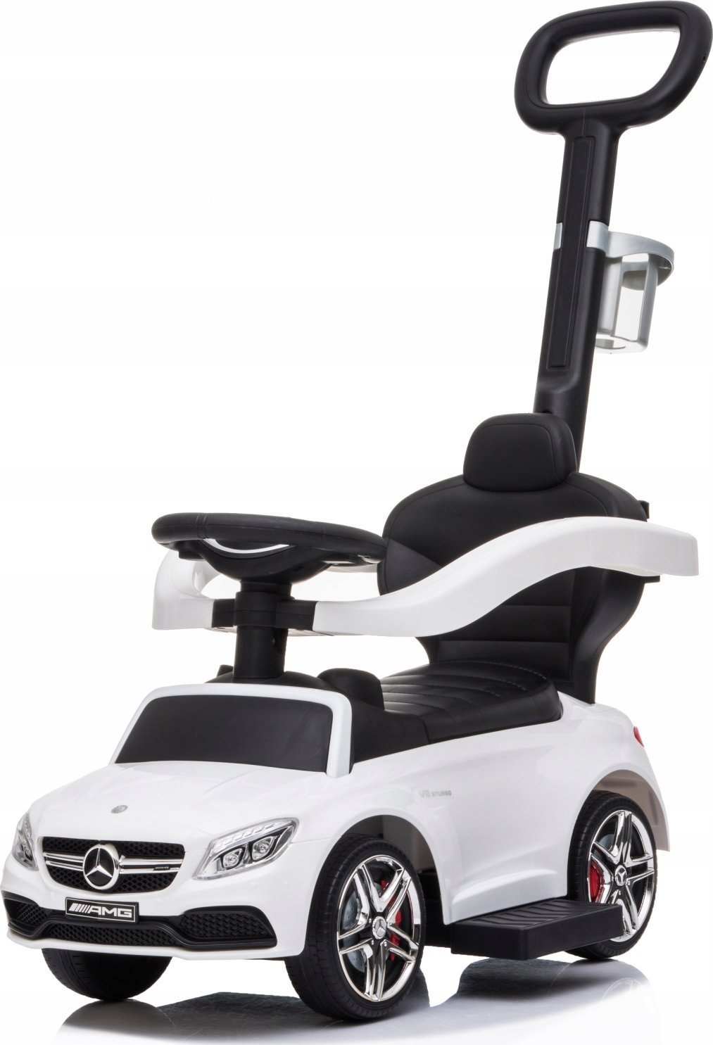 Mercedes Pchacz Mercedes AMG c63 BIAŁY Jeździk, muzyka