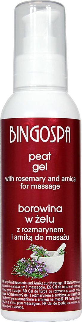 BingoSpa Borowina w żelu z rozmarynem i arniką do masażu 100g + 20g GRATIS BingoSpa
