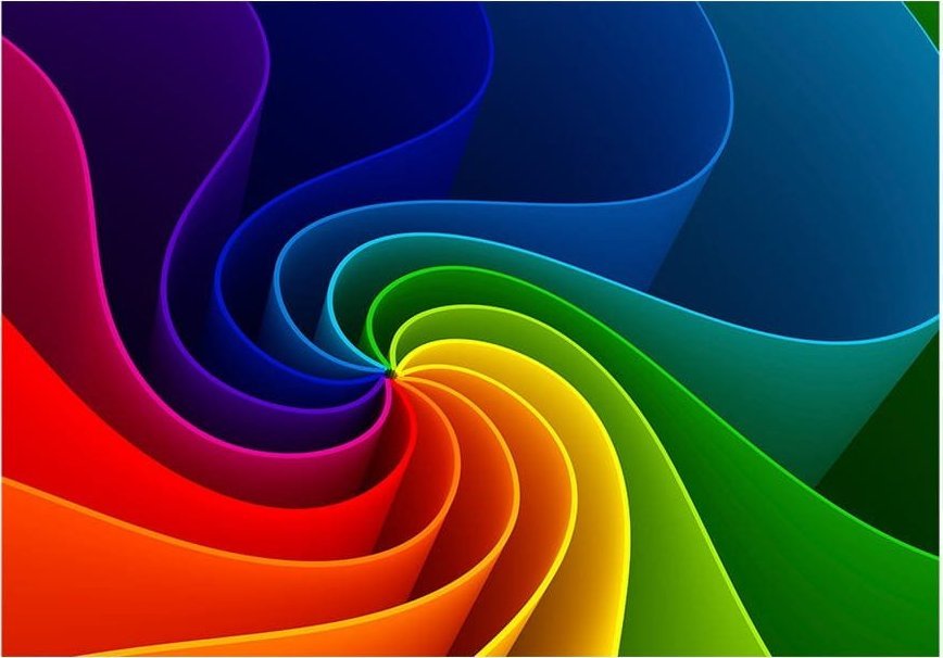 DecoNest Fototapeta - Kolorowy wiatraczek - 300X210